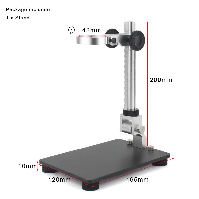 Custom CNC machining  1080P HDMI USB Digital Video Monocular Microscope Camera TF Storag130X Zoom C-Mount Lens For Phone PCB Soldering Repair Tools