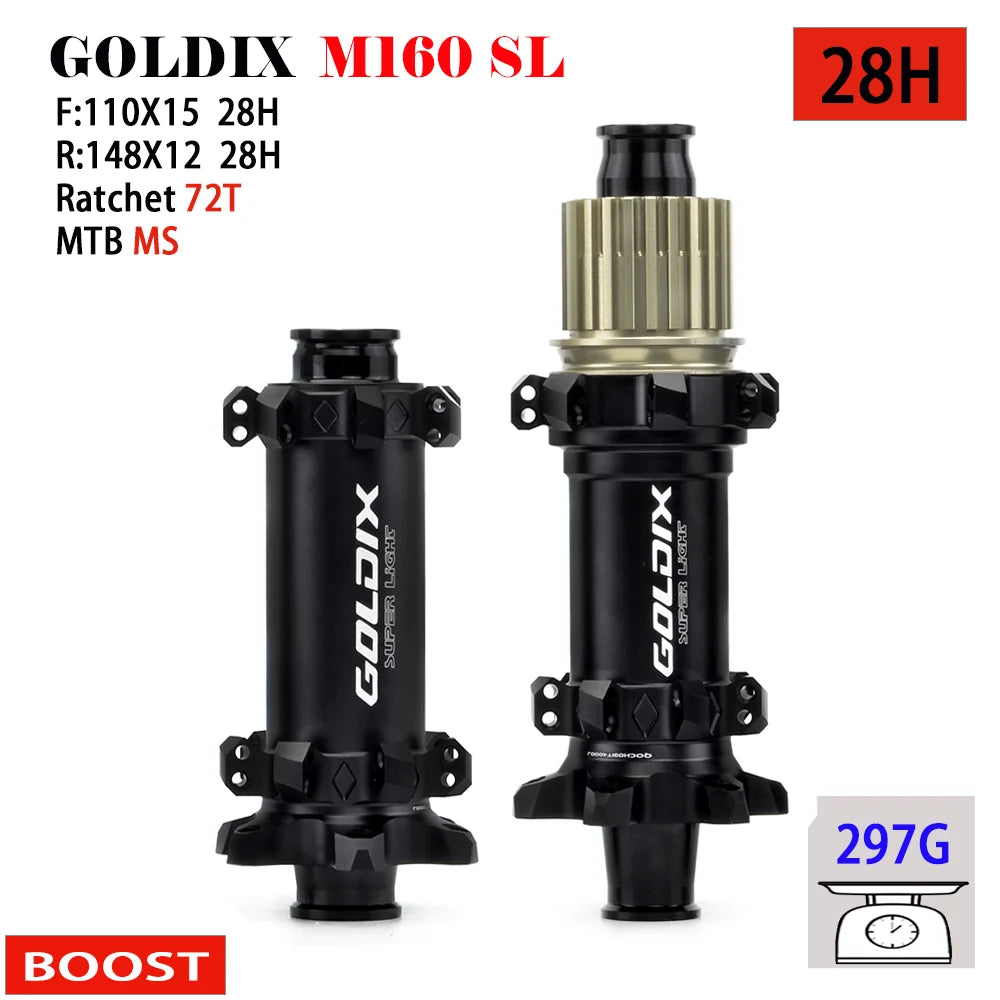 Custom CNC machining 28 holes MTB Bike Hub Mountain Bike Ratchet Hubset 6 Bolts Boost 12*148/15*110MM HG MS XD Freehub Bicycle Hubs Riding Parts