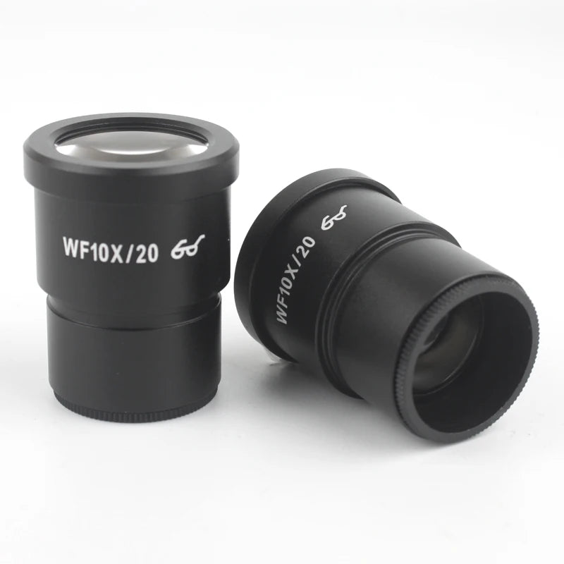 Custom CNC machining  2PCS WF10X WF15X WF20X WF25X WF30X Wide Field Eyepiece For Binocular Trinocular Stereo Microscope 30MM Installation Interface