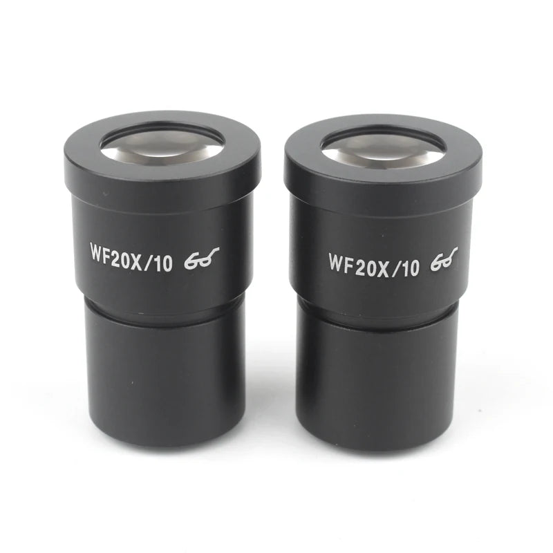 Custom CNC machining  2PCS WF10X WF15X WF20X WF25X WF30X Wide Field Eyepiece For Binocular Trinocular Stereo Microscope 30MM Installation Interface