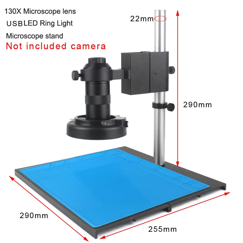 Custom CNC machining  38MP 2K HDMI USB Digital Video Monocular Microscope Camera Continus Zoom 300X C-Mount Professional Soldering Phone Repair Tools