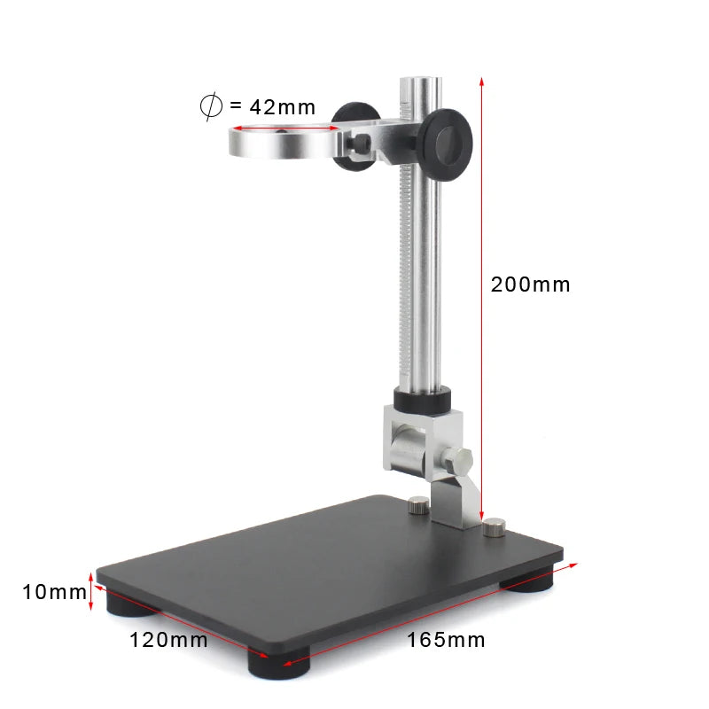 Custom CNC machining  48MP 2K 1080P HDMI USB Digital Video Monocular Microscope Camera 130X Zoom C-Mount Lens For Phone PCB Soldering Repair Tools