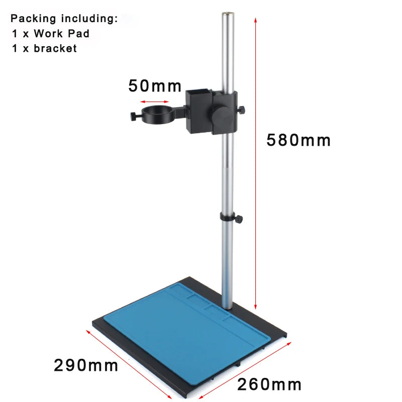 Custom CNC machining  48MP 2K 1080P HDMI USB Industrial Video Microscope Camera 1-130X Zoom C Mount Lens Remote Control For Digital Image Acquisition