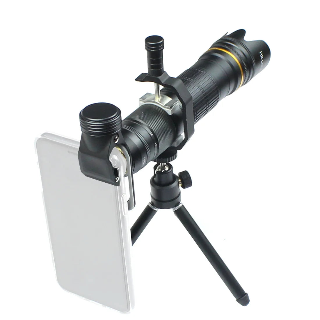 Custom CNC machining 4K HD 22X/36X/ 6-36X Optical Zoom Bluetooth-Compatible Telescope Lens w Tripod Mobile Phone Camera Lens Telephoto External Kit