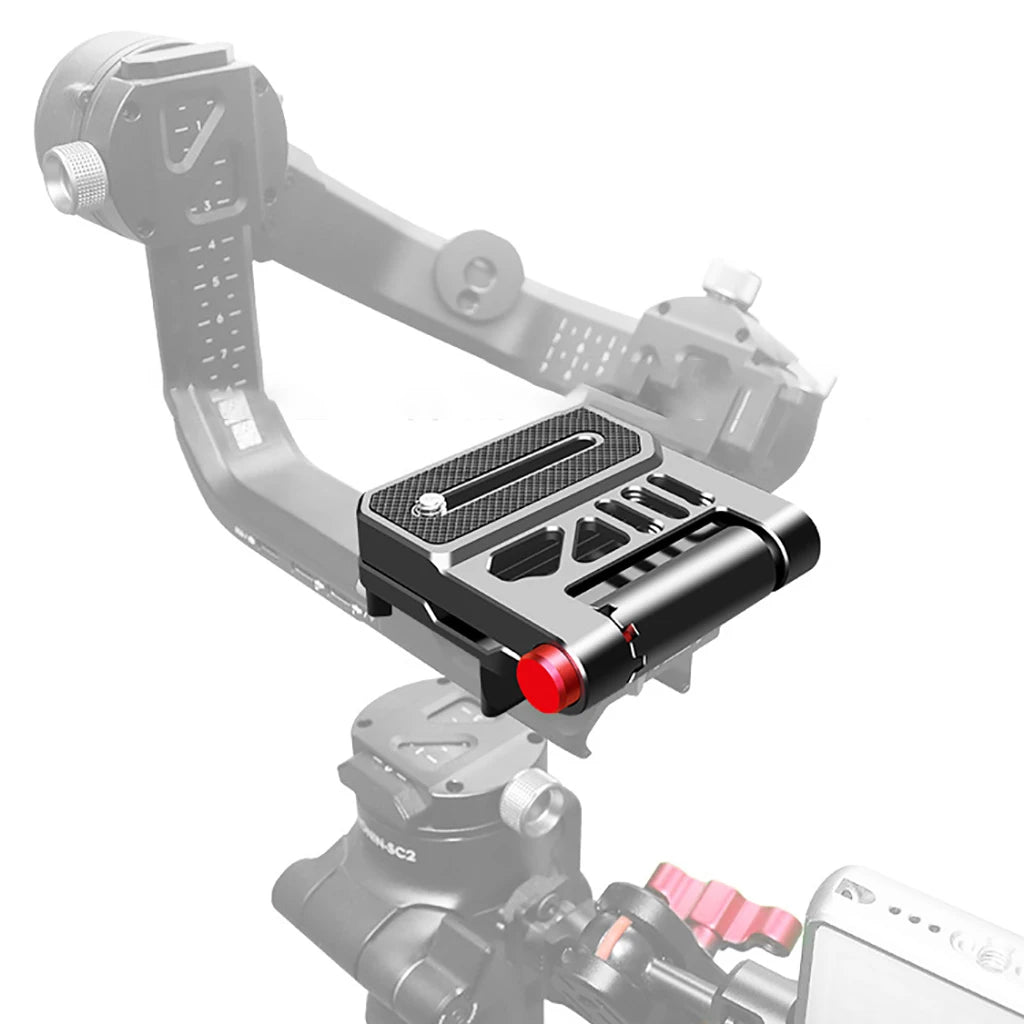 Custom Aluminum Alloy Quick Release L Plate Horizontal Vertical Shooting Board for DJI Ronin SC2 Handheld Gimbal Stabilizer Accessories CNC Machining