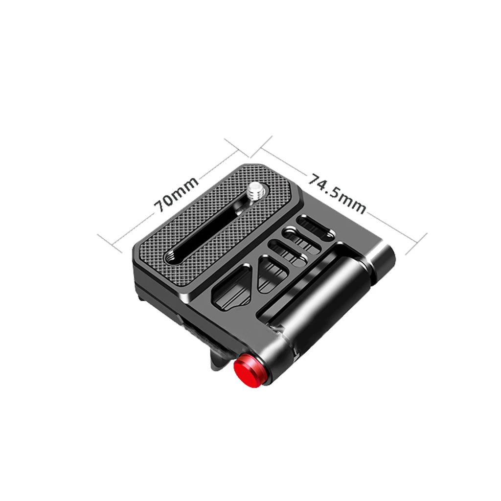 Custom Aluminum Alloy Quick Release L Plate Horizontal Vertical Shooting Board for DJI Ronin SC2 Handheld Gimbal Stabilizer Accessories CNC Machining