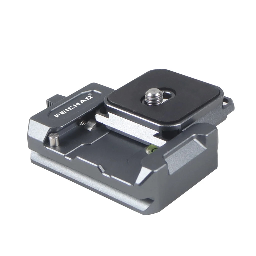 Custom Aluminum Alloy Quick Release Plate Clamp for ARCA Quick Switch with 1/4 3/8 Threaded For DSLR Camera Tripod Gimbal Accessories CNC Machining