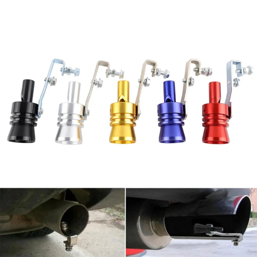 Custom CNC machining FEXON General Car Motorcycle Modified Exhaust Pipe Tail Steam Whistle Turbine Whistle Sound Simulator Car Accessory