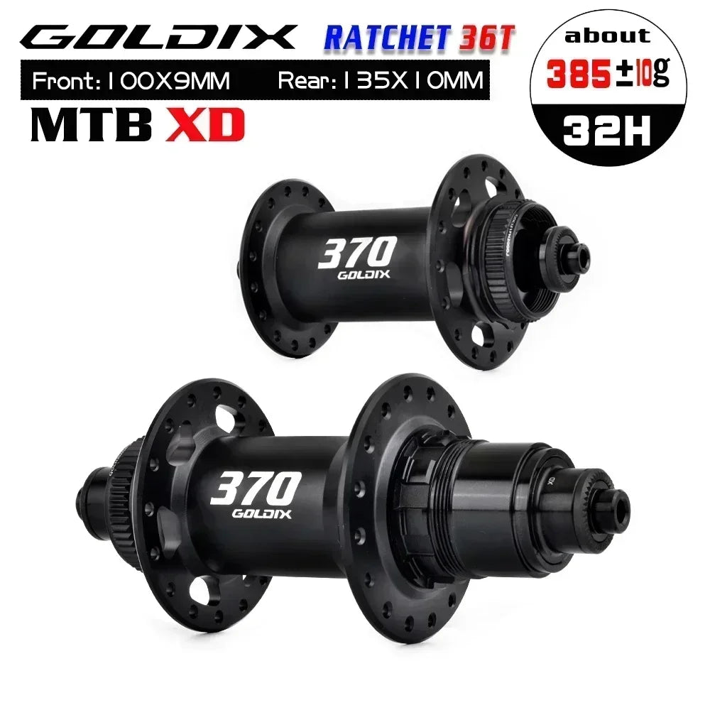 Custom CNC machining GOLDIX Ultralight MTB Hubs 36T Rachet Centerlock cube k7 32 furos Sealed Bearing Bicycle Boost Hub For shimano cassette 12 speed