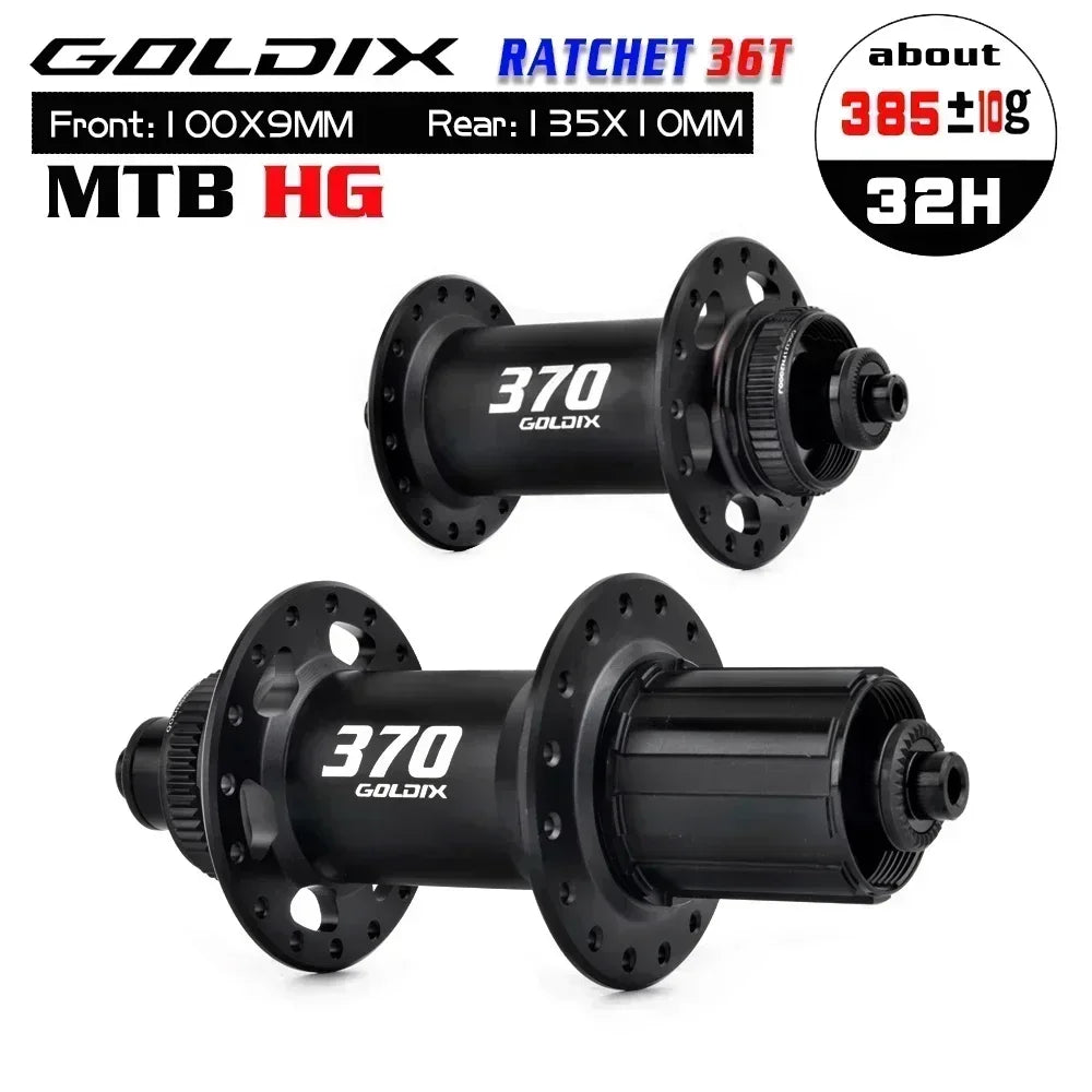 Custom CNC machining GOLDIX Ultralight MTB Hubs 36T Rachet Centerlock cube k7 32 furos Sealed Bearing Bicycle Boost Hub For shimano cassette 12 speed