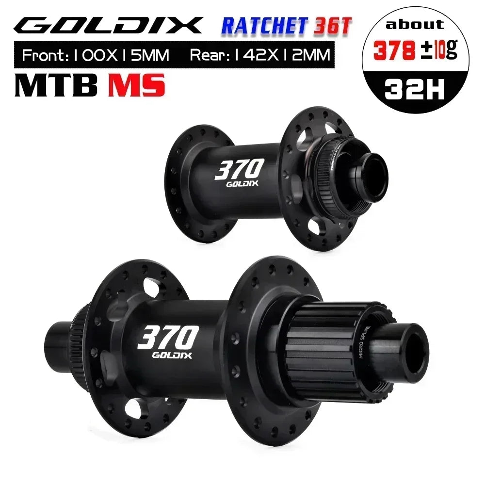 Custom CNC machining GOLDIX Ultralight MTB Hubs 36T Rachet Centerlock cube k7 32 furos Sealed Bearing Bicycle Boost Hub For shimano cassette 12 speed