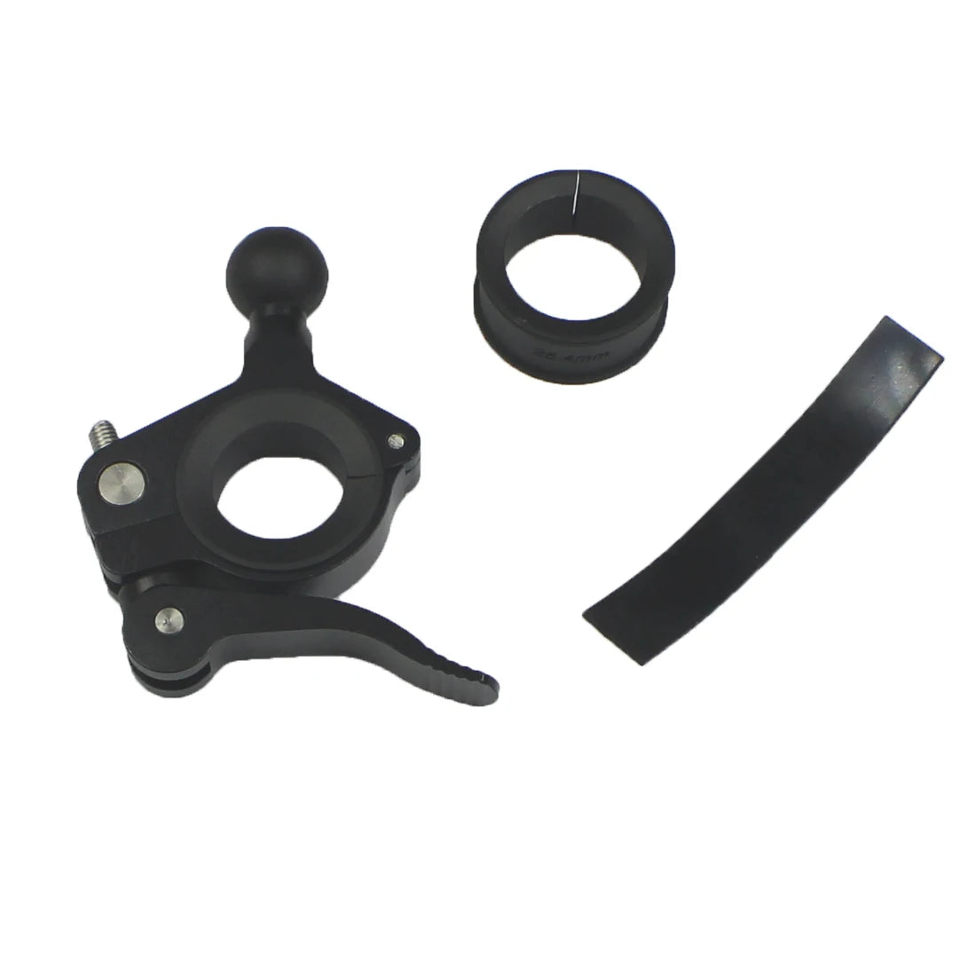 Custom CNC machining Motorcycle Fixed Bracket Adapter 17MM/25MM Ball Head Handlebar Mounting Clamp Bicycle GPS Mount Stand for Gopro Action Camera