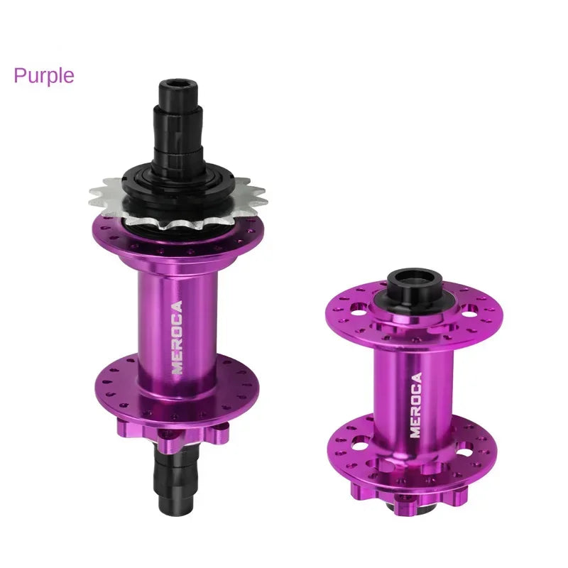 Custom CNC machining MEROCA single speed hub 32 holes mtb bicycle hubs noisy cubes Sealed bearing rear hub For DJ dirt jump MTB Mountain Bike