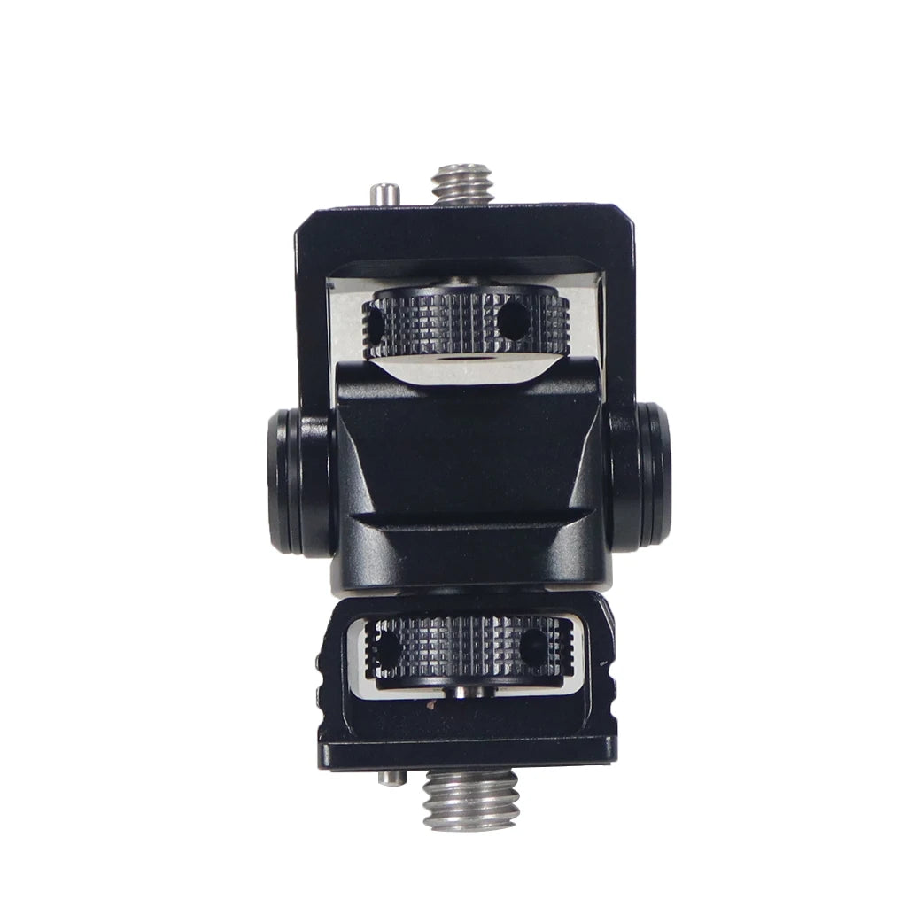 Custom CNC machining Monitor EVF Mount Screws Swivel Tilt Adjustable 1/4 3/8 Arri Locating Pins for DSLR for Gopro 13 12 Mic Flashlight Clamp Holder