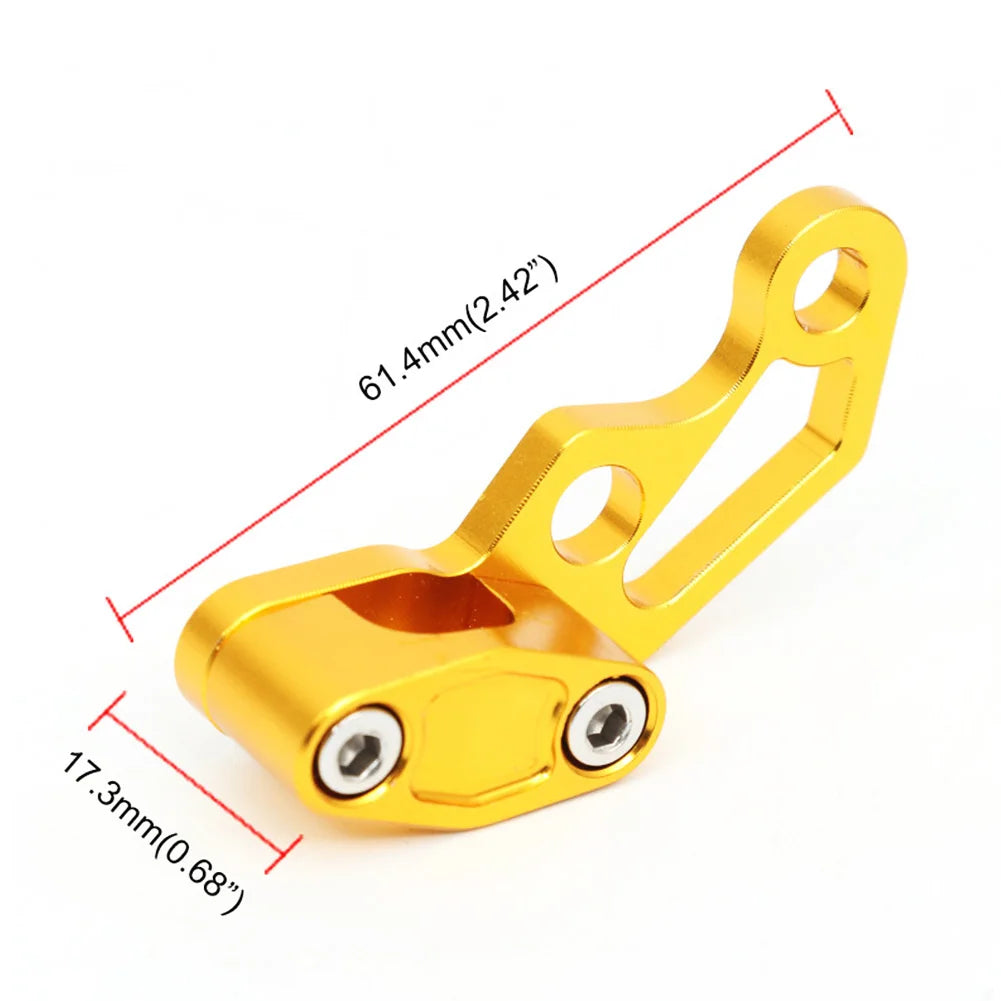 Custom CNC machiningMotorcycle Brake Hose Clip Modified Oil Hose Brake Line Clamp Protector Universal Aluminum Alloy Clip For Honda Yamaha Suzuki