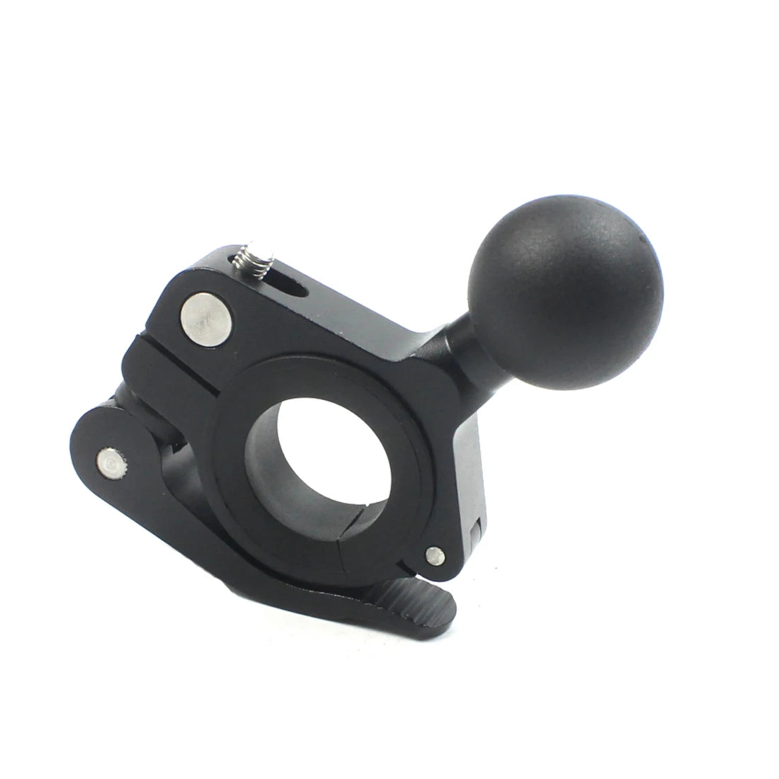 Custom CNC machining Motorcycle Fixed Bracket Adapter 17MM/25MM Ball Head Handlebar Mounting Clamp Bicycle GPS Mount Stand for Gopro Action Camera