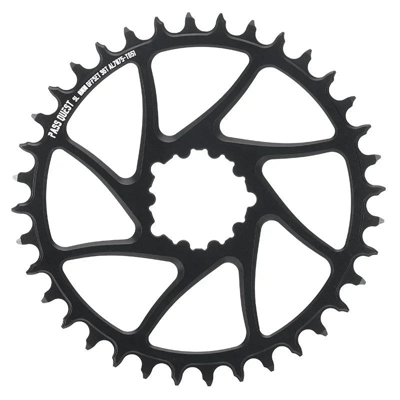 Custom CNC machining 0mm Offset Chainring Wide Narrow Teeth Chainwheel 28/30/32/34/36/38/40/42/44/46/48T for SRAM NX XX1 Eagle crank