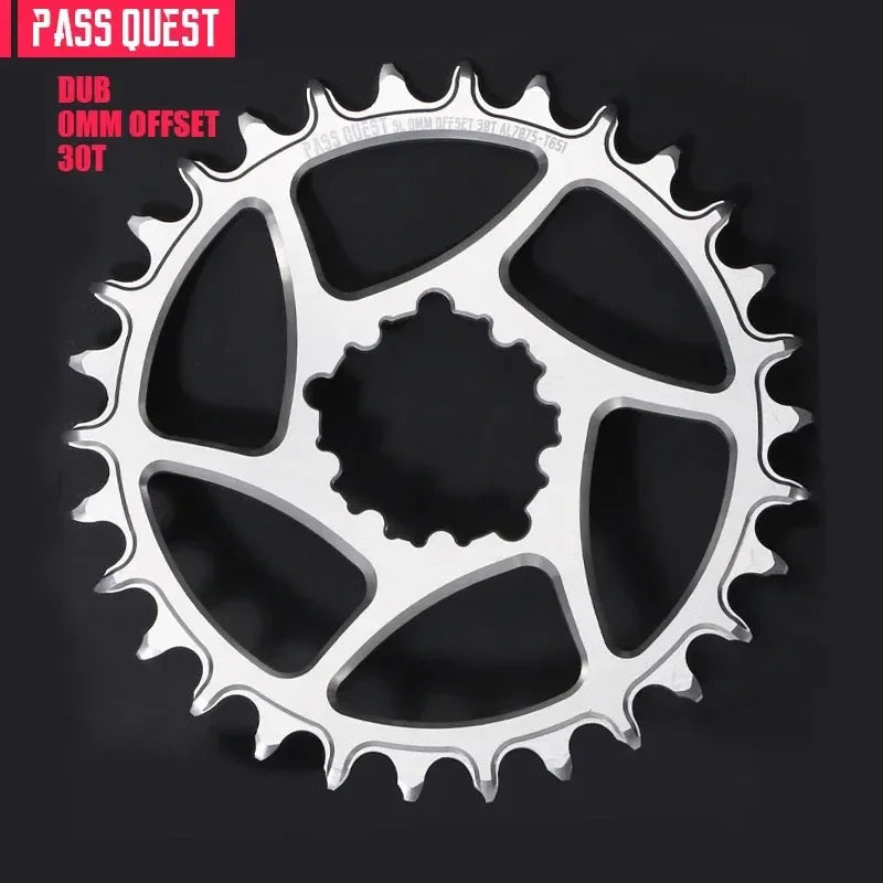 Custom CNC machining 0mm Offset Chainring Wide Narrow Teeth Chainwheel 28/30/32/34/36/38/40/42/44/46/48T for SRAM NX XX1 Eagle crank