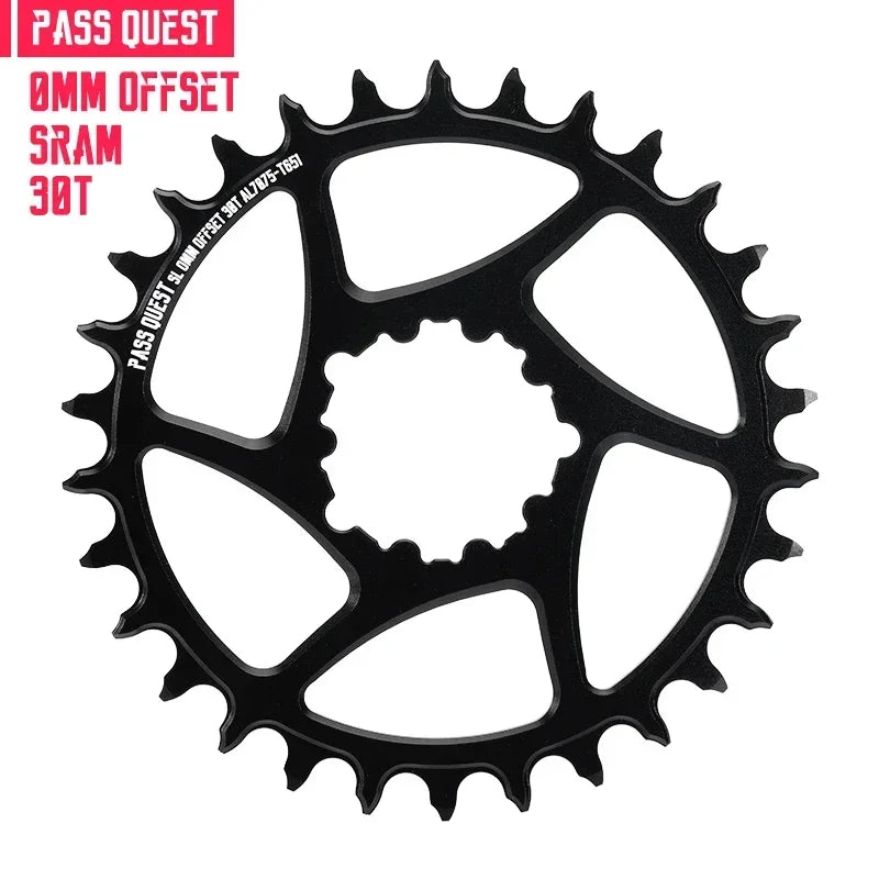 Custom CNC machining 0mm Offset Chainring Wide Narrow Teeth Chainwheel 28/30/32/34/36/38/40/42/44/46/48T for SRAM NX XX1 Eagle crank