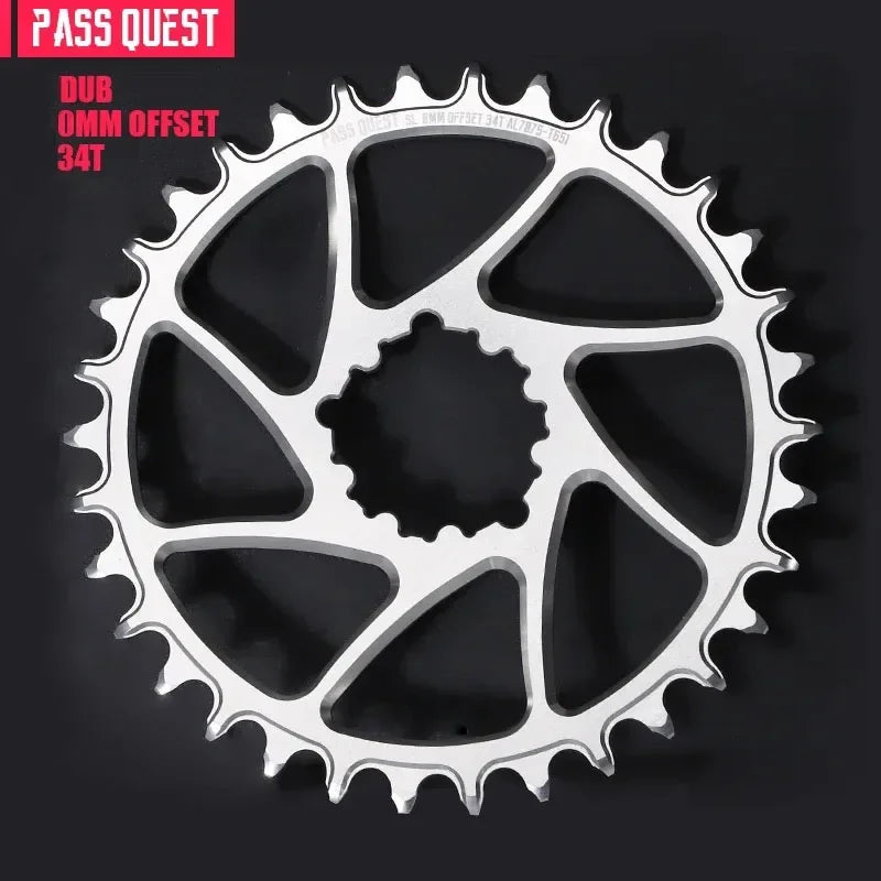 Custom CNC machining 0mm Offset Chainring Wide Narrow Teeth Chainwheel 28/30/32/34/36/38/40/42/44/46/48T for SRAM NX XX1 Eagle crank