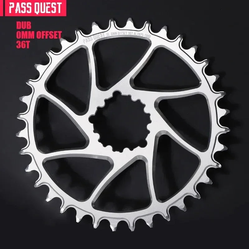 Custom CNC machining 0mm Offset Chainring Wide Narrow Teeth Chainwheel 28/30/32/34/36/38/40/42/44/46/48T for SRAM NX XX1 Eagle crank