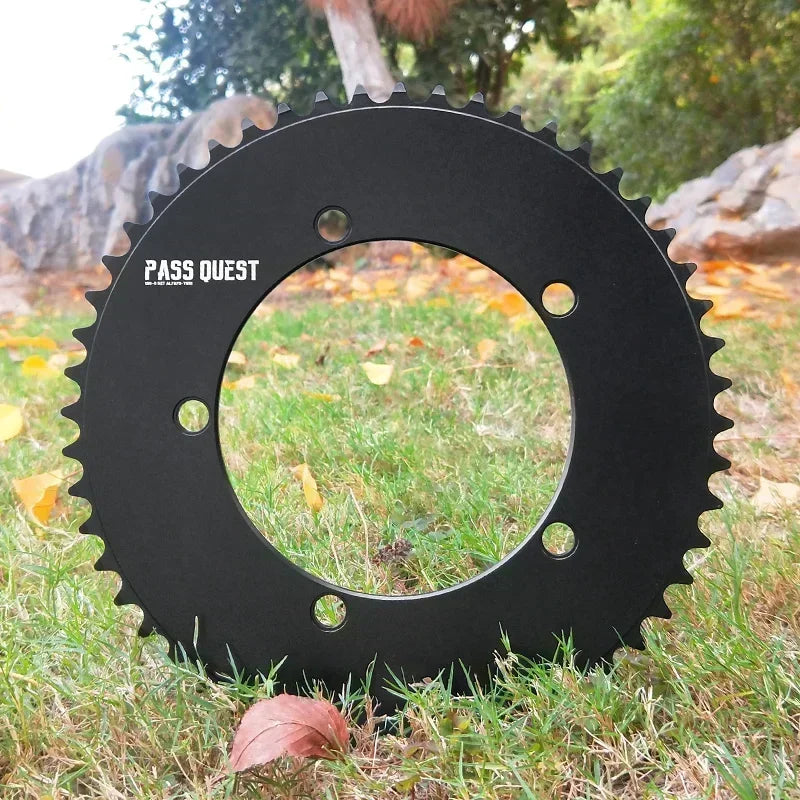 Custom CNC machining 144 bcd chainring fixed gear track fixie bike chain ring 46T 48T 50T 52t 54 58t 60t 61t Tooth mountain MTB Chainwheel