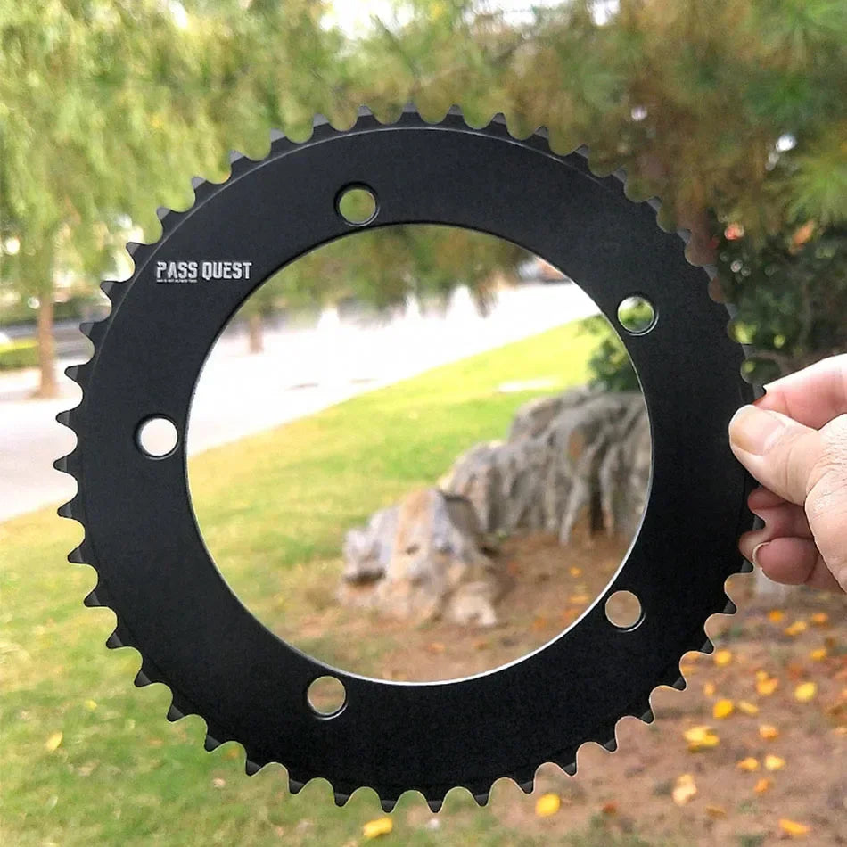 Custom CNC machining 144 bcd chainring fixed gear track fixie bike chain ring 46T 48T 50T 52t 54 58t 60t 61t Tooth mountain MTB Chainwheel