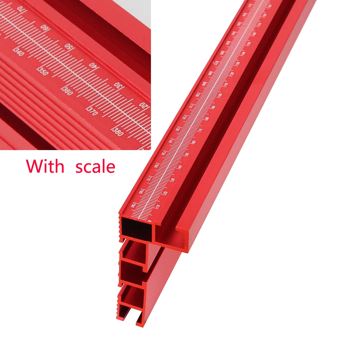 Custom CNC machining Router Table Fence Aluminum Multi T-Track Table Saw Profile Fence Woodworking T-Slot Miter Track Connector and Fence Stoppe