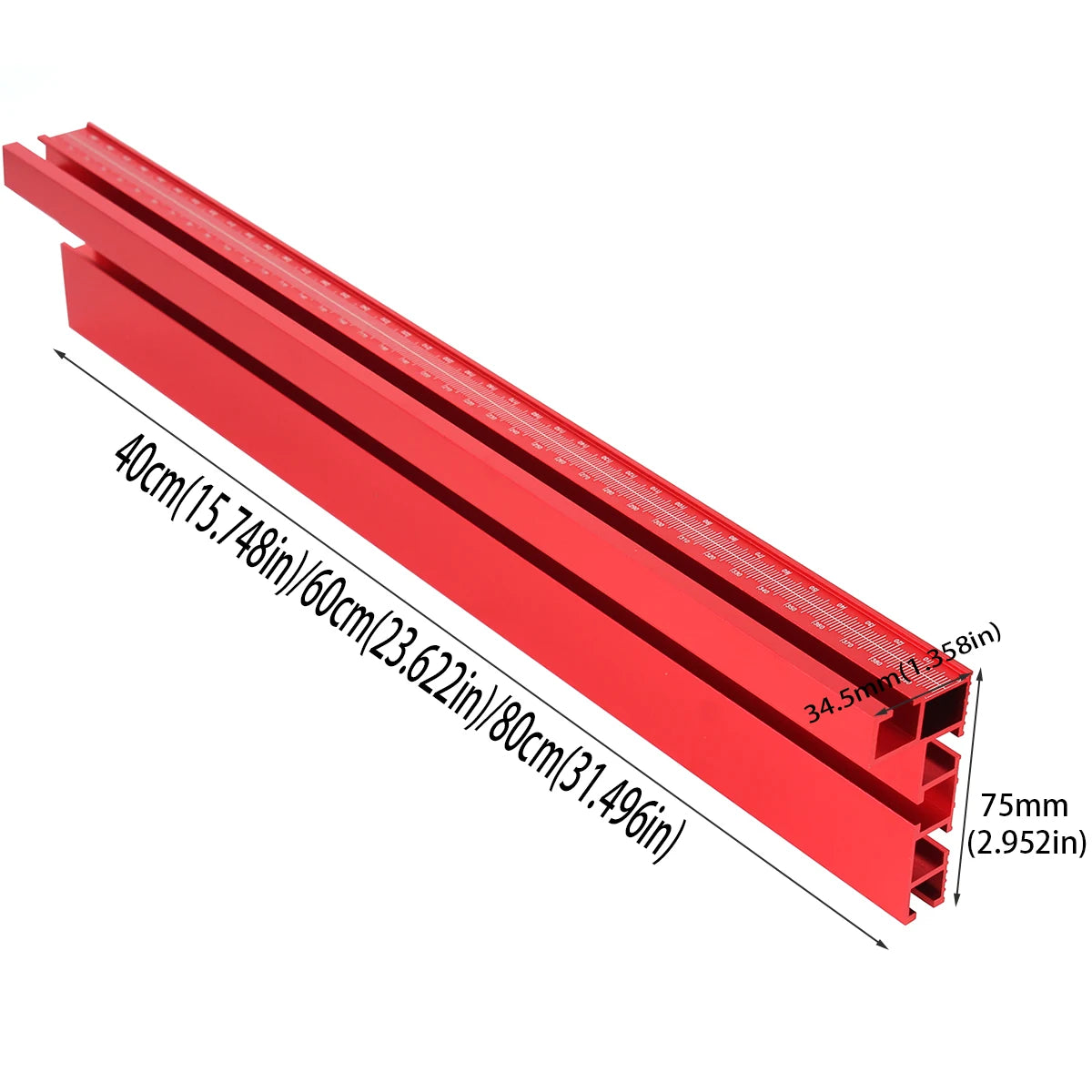 Custom CNC machining Router Table Fence Aluminum Multi T-Track Table Saw Profile Fence Woodworking T-Slot Miter Track Connector and Fence Stoppe