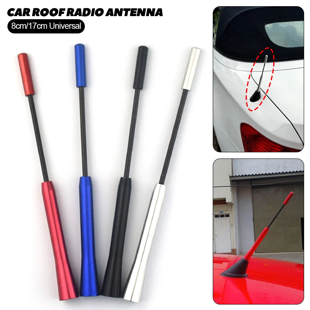 Custom CNC machiningUniversal Car Radio Aerial Amplified Antenna For VW BMW Benz Mazda Audi Toyota Aluminum Alloy Car Accessories Antenna