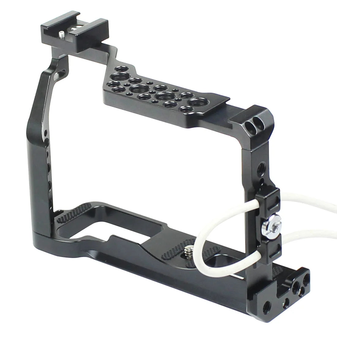 Custom CNC machining XT3 DSLR Camera Cage Stabilizer Rig Cable Clip / Magic Ball Head for Video Film Movie Making for Fujifilm X-T3 X-T2 Protective