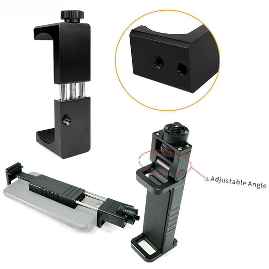 Custom Mobile Phone Clip Rotatable Lock Mount 1/4 for Zhiyun Weebill Lab iSteady Pro 3 Lab G6 G6+ Handheld Stabilizer Viewfinder Tripod CNC Machining